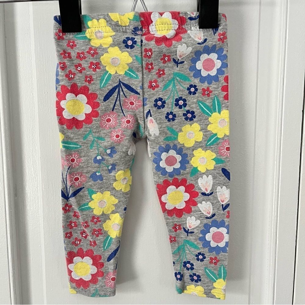 Carter's Girls Bunny In Yellow Raincoat and Floral Pants Outfit SET Size 6m - Picture 6 of 10